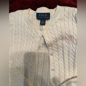 Little girls polo sweater in good condition smoke-free home and pet free